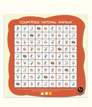 My Genie Box Countries National Animal Sudoku