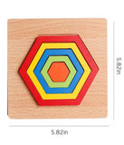 My Genie Box Hexagon puzzle - Size and Shape Sorter