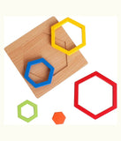 My Genie Box Hexagon puzzle - Size and Shape Sorter