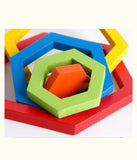 My Genie Box Hexagon puzzle - Size and Shape Sorter