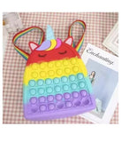 Silicone Popit Backpack Bag For Kids