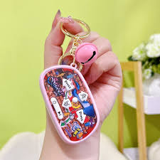 Fashion silicone Mini keychain