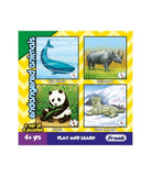 Frank Endangered Animals - Set of 4 Puzzles