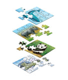 Frank Endangered Animals - Set of 4 Puzzles