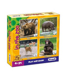 Frank In The Zoo - Set of 4 Puzzles