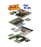 Frank In The Zoo - Set of 4 Puzzles