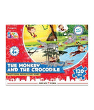 Funskool Play & Learn Monkey & The Crocodile Puzzle