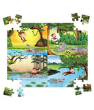 Funskool Play & Learn Monkey & The Crocodile Puzzle