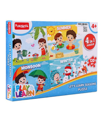 Funskool Learn Season Puzzle  120 Pieces