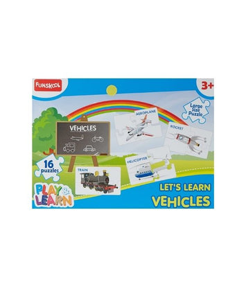 Funskool Play & Learn Vehicles Puzzle