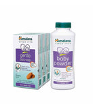 Himalaya Gentle Baby Soap 3 x 75 gm Baby Soap and Baby Powder 50 gm