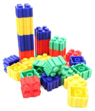 Little Fingers 3 in 1; Nuts Bolts, Tower Blocks & Beads Play - 72 Pieces