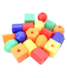 Little Fingers 3 in 1; Nuts Bolts, Tower Blocks & Beads Play - 72 Pieces