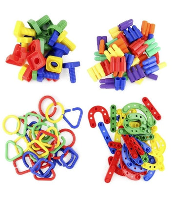 Little Fingers 4 in 1; Kids Gift Pack (Multicolor) - 126 Pieces