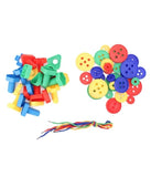 Little Fingers 2 in 1; Button Threads, Nuts & Bolts - 59 Pieces