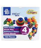 Little Fingers 4 in 1; Kids Gift Pack (Multicolor) - 102 Pieces