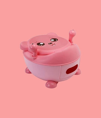 LuvLap Tedclub Baby Potty Training Seat (Pink)