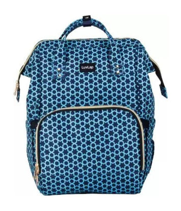 Luvlap; Lily Diaper Bag Blue Star