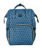 Luvlap; Lily Diaper Bag Blue Star