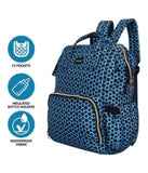 Luvlap; Lily Diaper Bag Blue Star