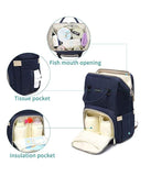 Luvlap; Lily Diaper Bag Navy