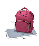 Luvlap; Lily Diaper Bag Pink