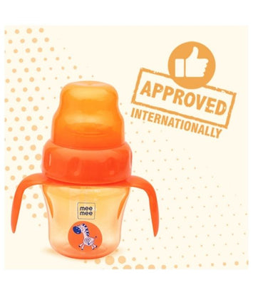 Mee Mee 2 in 1 Orange Spout and Straw Sipper Cup - 150ml