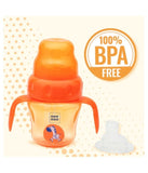 Mee Mee 2 in 1 Orange Spout and Straw Sipper Cup - 150ml