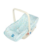 Mee Mee 5 In 1 Baby Cozy Carry Cot Cum Rocker - Light Blue