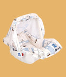 Mee Mee 5 in 1 Beige Baby Cozy Carry Cot cum Rocker