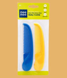 Mee Mee Easy Grip Baby Comb Pack of 2 - Blue, Orange