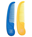 Mee Mee Easy Grip Baby Comb Pack of 2 - Blue, Orange