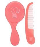 Mee Mee Easy Grip, Bristled Comb & Brush Set - Light Pink