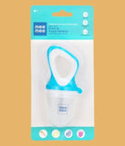 Mee Mee Fruit And Food Nibbler With Silicone Sack - Blue & White