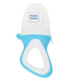 Mee Mee Fruit And Food Nibbler With Silicone Sack - Blue & White