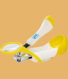 Mee Mee Gentle Nail Clipper with Magnifier - Yellow & White