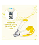 Mee Mee Gentle Nail Clipper with Magnifier - Yellow & White