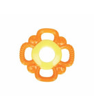 Mee Mee Multi-Textured Silicone Teether (Yellow, Orange)