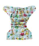 Mee Mee Reusable Printed Cloth Diaper - Light Blue