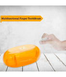 Mee Mee Unique Finger Brush - Orange (Pack of 2)