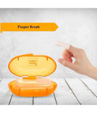 Mee Mee Unique Finger Brush - Orange (Pack of 2)