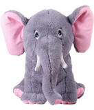 Mirada Plush 32cm Sitting ELEPHANT Soft Toy Grey