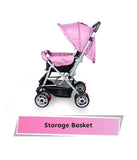 R For Rabbit Lollipop Lite Colorful Stroller & Pram With Easy Fold- Purple Grey