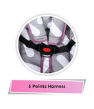 R For Rabbit Lollipop Lite Colorful Stroller & Pram With Easy Fold- Purple Grey