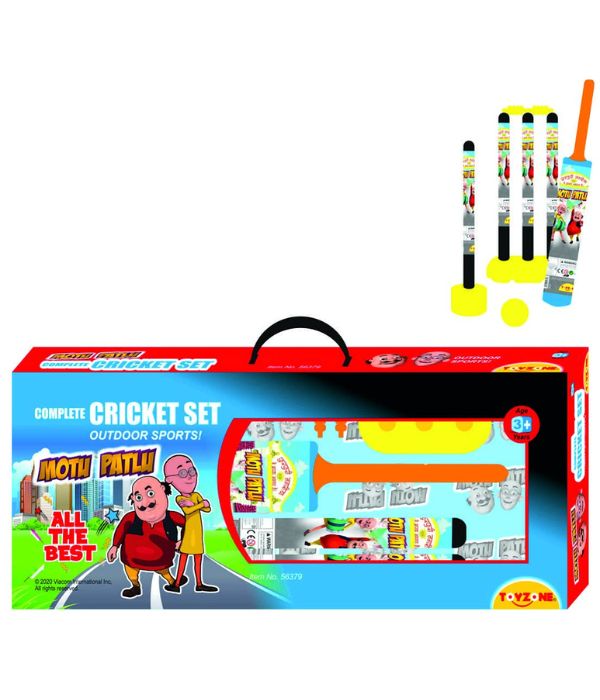 Toyzone Complete CRICKET Set - Motu Patlu