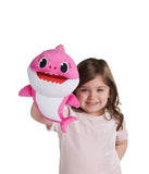 Winmagic Pinkfong Shark Family Plush Puppet Pink